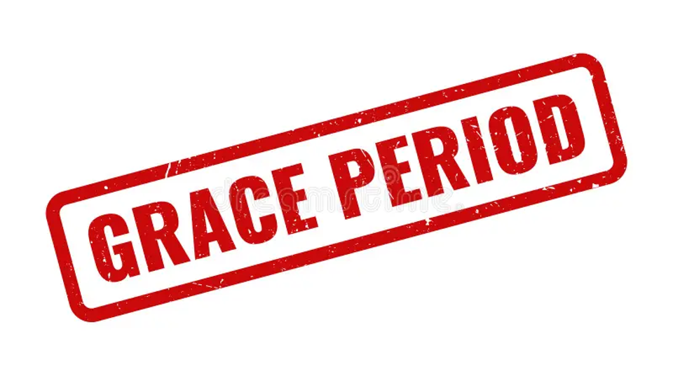 THE END OF THE GRACE PERIOD
